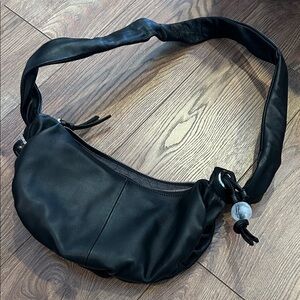 orYANY Black Leather Shoulder Bag